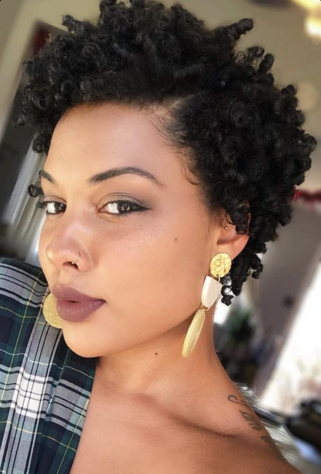 Cute Low Maintenance Short Natural Haircuts For Black Females