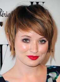 cute short haircuts for round faces 2016