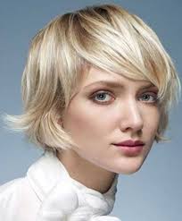 pictures of short hairstyles for round faces and fine hair