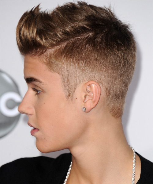 justin bieber hairstyle from back side