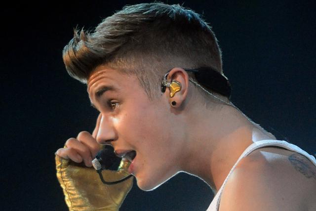 Justin Bieber spiked hairstyle