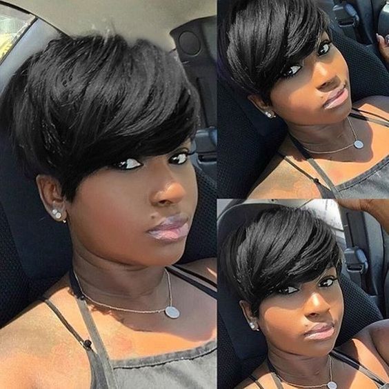 short hair style for black womens