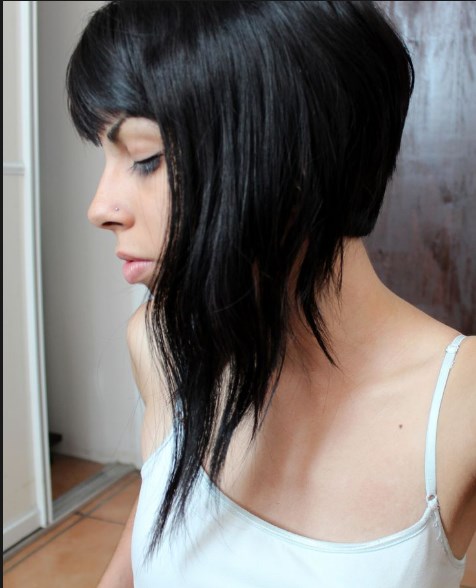 Inverted Bob With Bangs And Layers