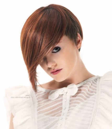 Women's Hairstyles Long On Top Short Back