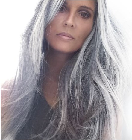 Long Hairstyles For Grey Hair 2019
