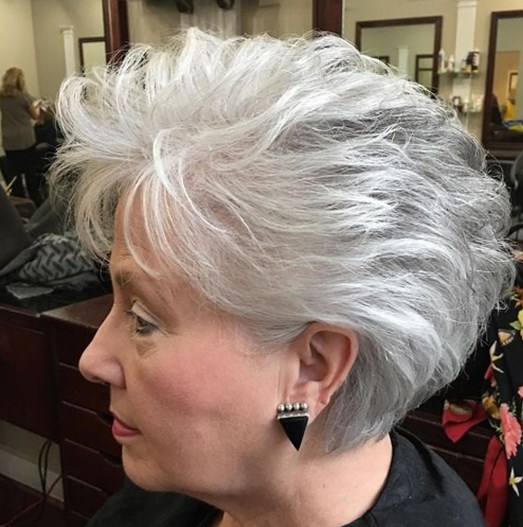 Grey Hairstyles For Older Ladies