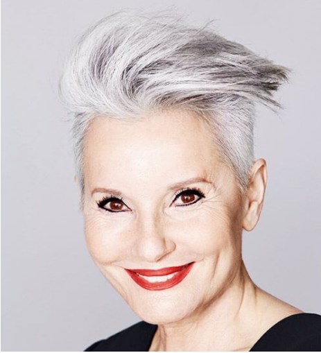 Hairstyles For Fine Grey Hair Over 60 2019
