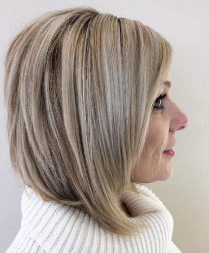 Medium Hairstyles For Thick Hair Over 50