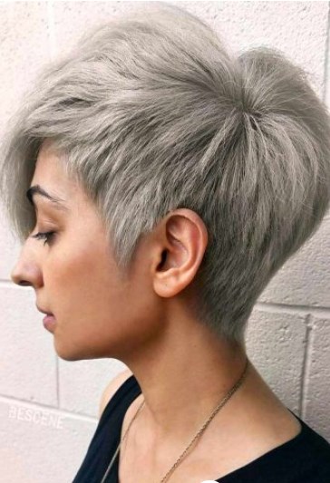 300 Classy Short Hairstyles For Grey Hair Gallery 202 To