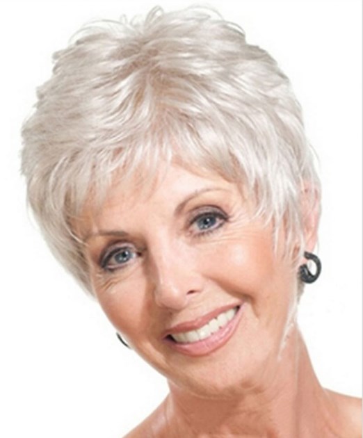 Short Hairstyles For Fine Grey Hair Over 60