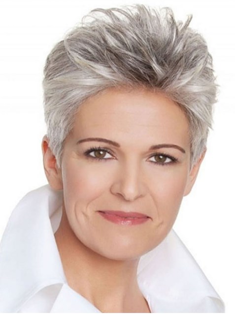 300+ Classy Short Hairstyles for Grey Hair Gallery 202 to ...