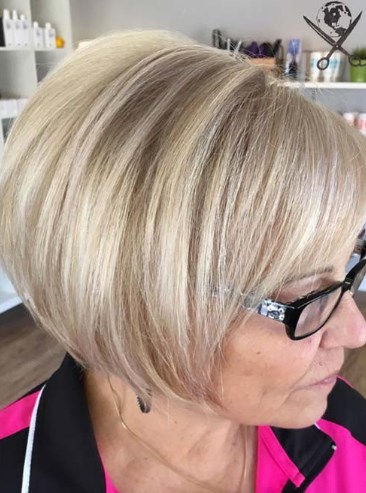 70 Best Short Hairstyles for Square Faces Over 50 & 60 - Trendy