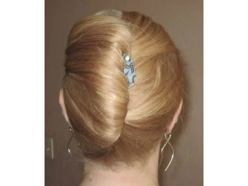 Sleek French Twist Hairstyle For Older Bride