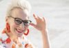 20 Decent Short Hairstyles for Over 70 with Glasses 70 Years Woman Looks Happy In Glassess