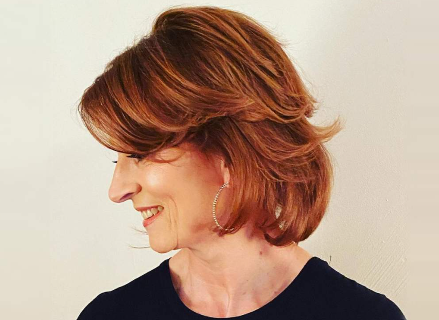 Layered Bob Haircut For Women Over 50 To Take Years Off
