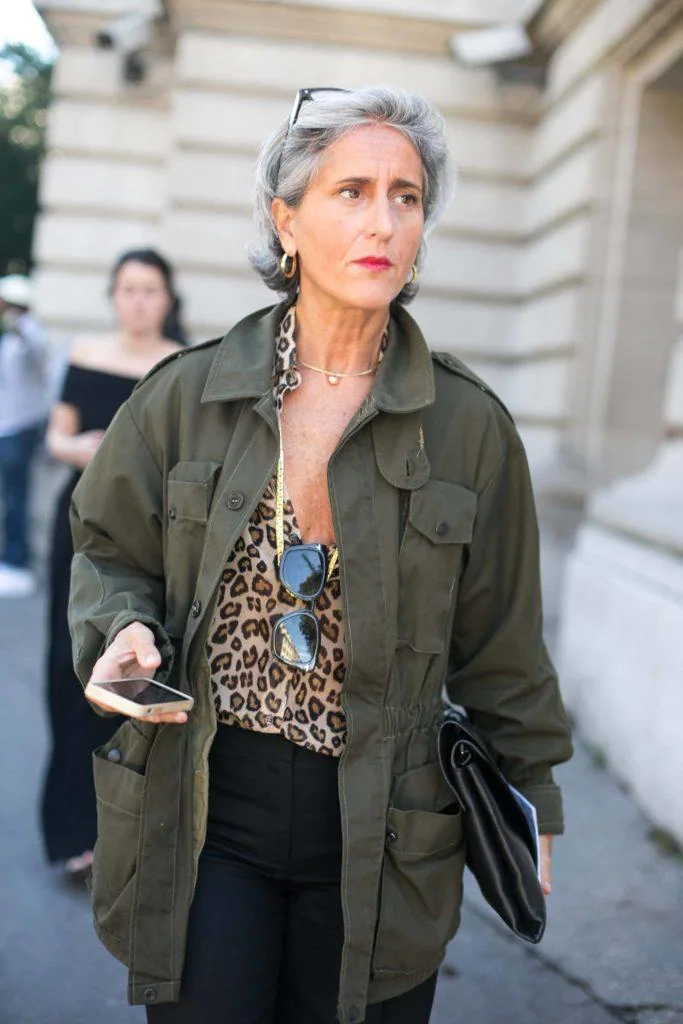 How To Look Stylish In Short Grey Hair