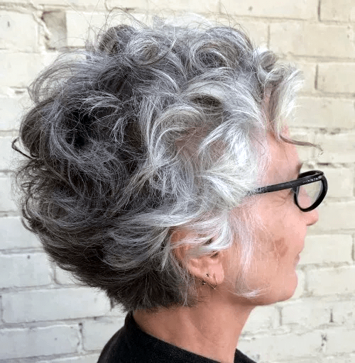 Natural Grey Short Hairstyles For Women Over 60