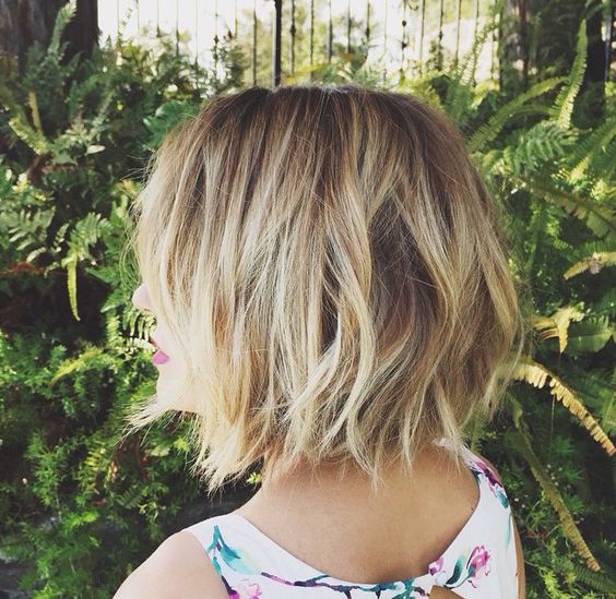 Tousled Bob For Short Hair