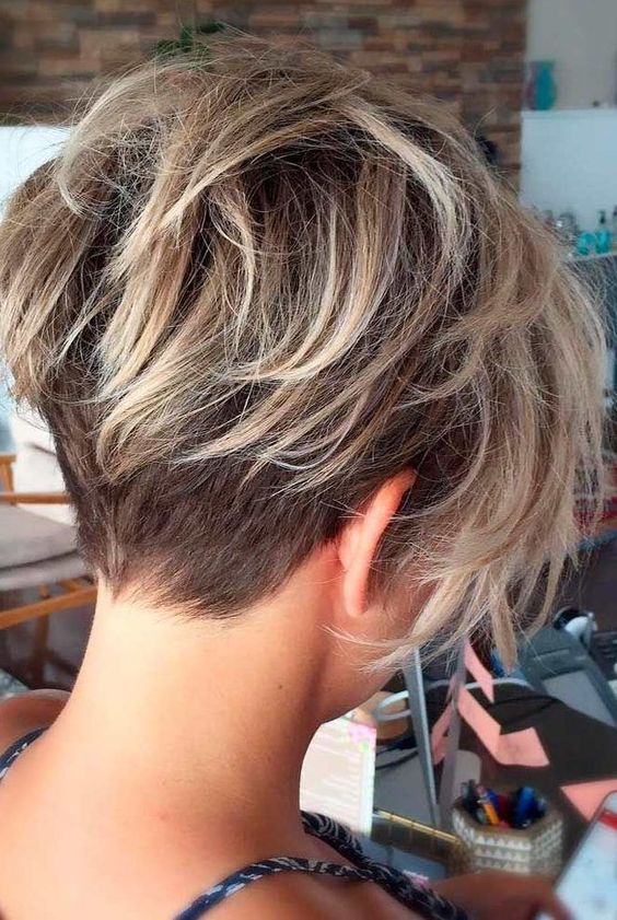 Wedge Haircutof Textured Style To Look Younfer