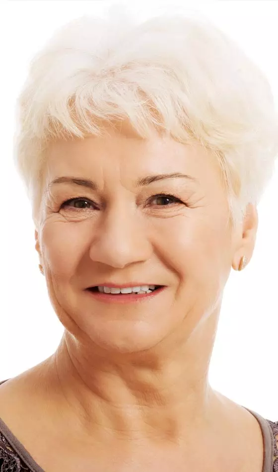 Short Hairstyle For Over 50 Woman For Round Face